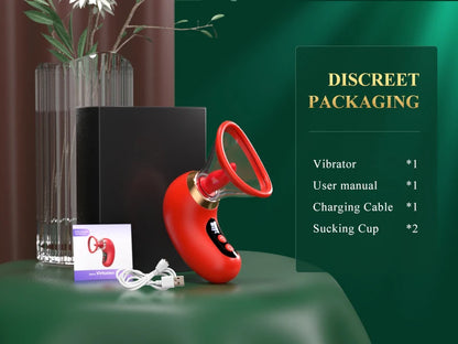 APP Control Clitoral Sucker Vibrator Tongue Licking Nipple Vagina Massager Clit Stimulator Female Masturbation Sex Toy for Women