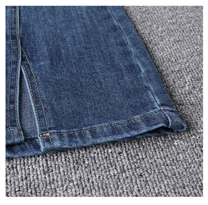 Denim Skirt Women's 2026 Spring/Summer New Slim High Waist Split One Step A-line Wrap Hip Skirts Female Casual Clothing