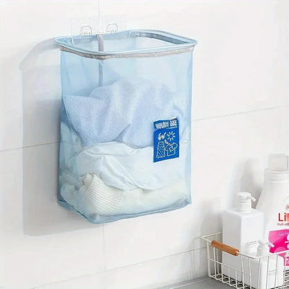 Foldable Wall Mounted Laundry Basket Dirty Clothes Storage Basket Toy Dust Bucket Home Laundry Hamper Dirty Clothes Storage Bag