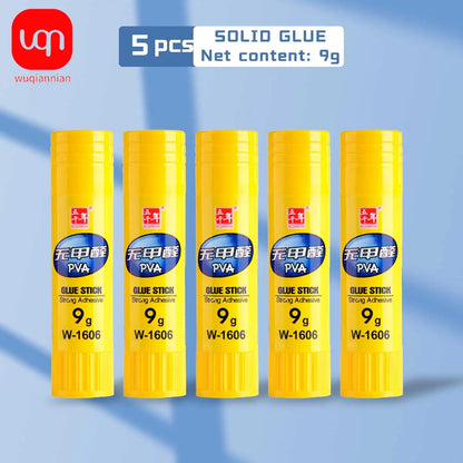 WQN-1/2/5pcs Solid Adhesive Stick High Viscosity School Office Stationery Art Photos Adhesive Stick Return To School Season