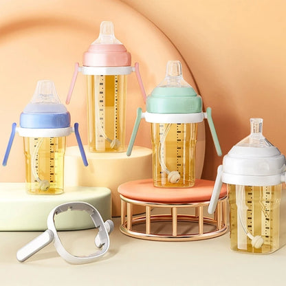 Classic Feeding Bottle Handles Soft Compatible Silicone Baby Nursing Bottles Handles Easy to Carry Handles for Hegen Bottle Size