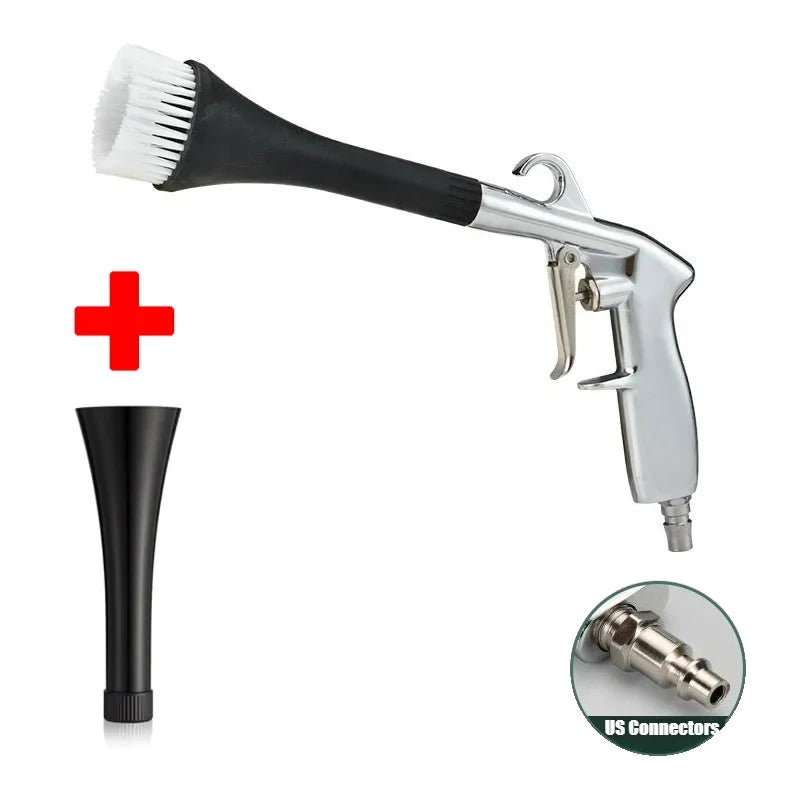 High Pressure Dust Blowing Gun Air Blow Car Wash Gun Efficient Dry Cleaning Gun Professional Car Interior Cleaning Tools