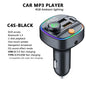 FM12B 1.44 Inch LCD Bluetooth Car MP3 Player Handsfree Wireless FM Transmitter Radio Adapter USB Car Charger Remote Control