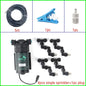 Reptile Fogger Silent Pump Misting Spray System Kit Rainforest Nebulizer Garden Irrigation Tools Terrarium Spraying Device