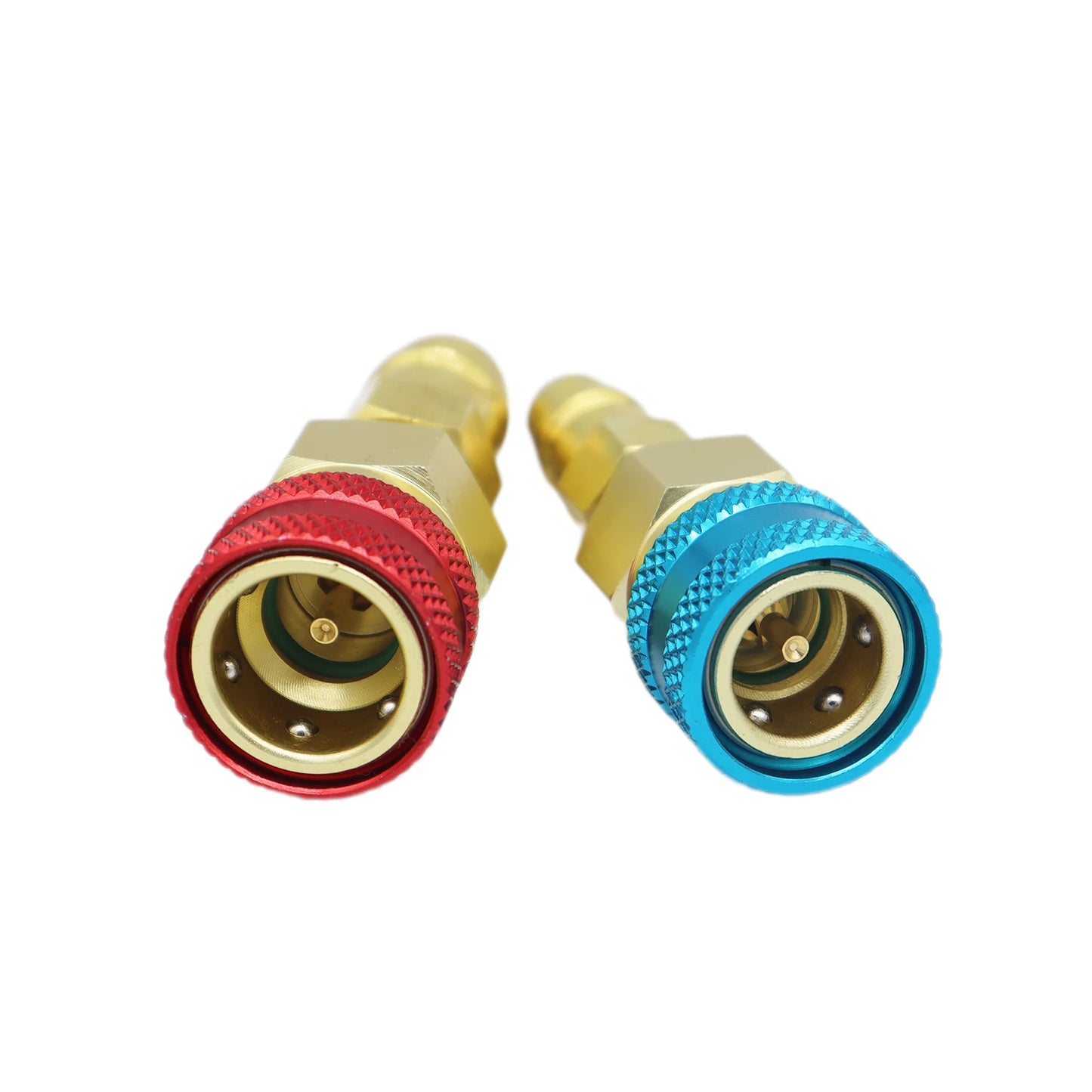 2PCS Air Conditioner Quick Connector R1234YF/R12 to R134A Quick Connectors Adapters Car Airconditioning Fitting Car Tools