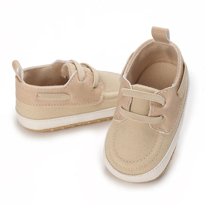 HAIZHIW 0-18M Baptism Newborn Baby Prewalker Girls Boys Casual Shoes Leather Non-Slip Soft-Sole Infant Toddler First Walkers