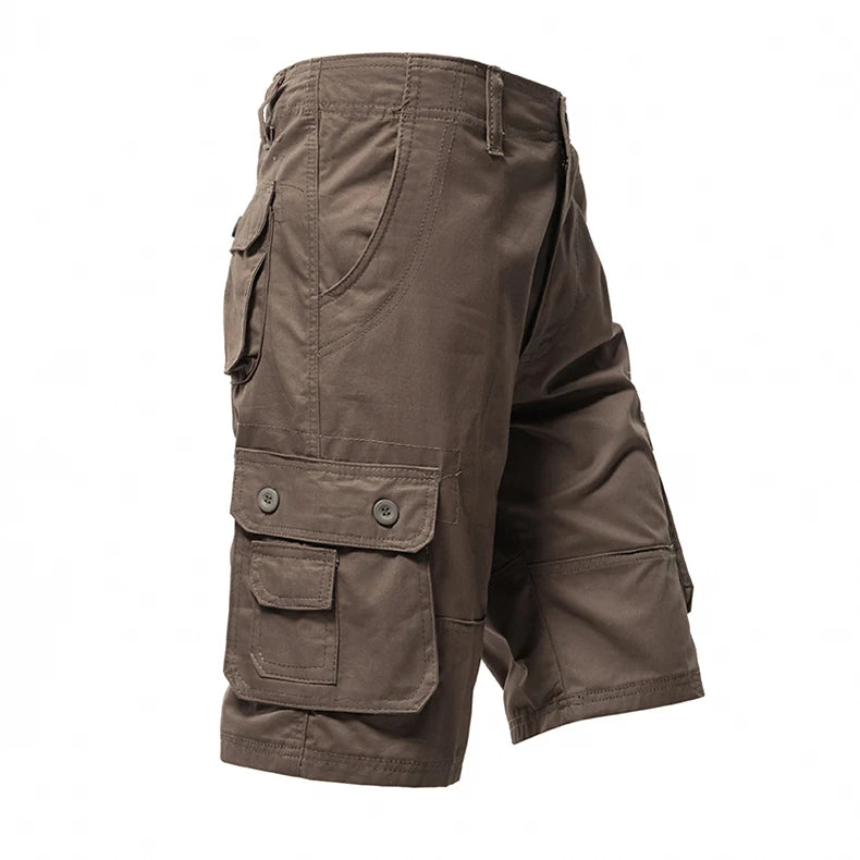 Men's Cargo Shorts Big Size Sports Knee Shorts Classic Short Pants Streetwear Hip Hop Straight Loose Pants