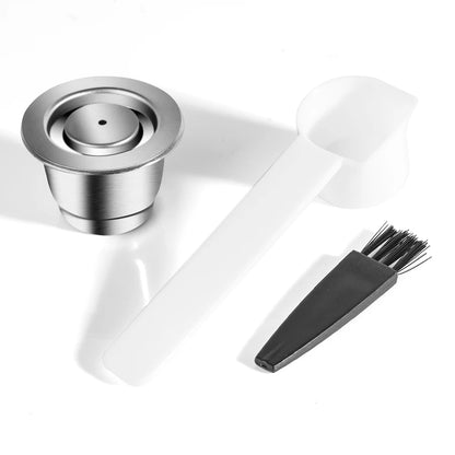 Reusable Pods for Nespresso Reusable Stainless Steel Capsule Crema Espresso Coffee Filters Reusable Pods Coffee Accessories