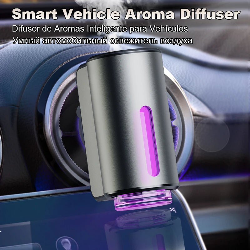 Huitai Car Aromatherapy Machine Car Air Outlet Freshener Auto Air Diffuser Electric Aroma Smell Perfume Car Accessories for Men