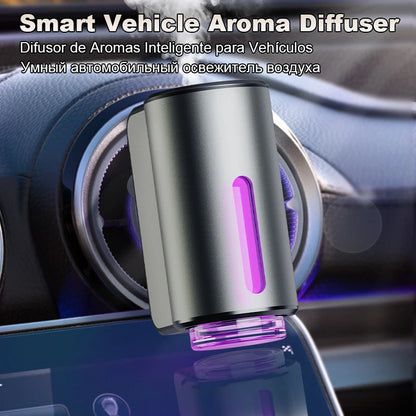 Huitai Car Aromatherapy Machine Car Air Outlet Freshener Auto Air Diffuser Electric Aroma Smell Perfume Car Accessories for Men