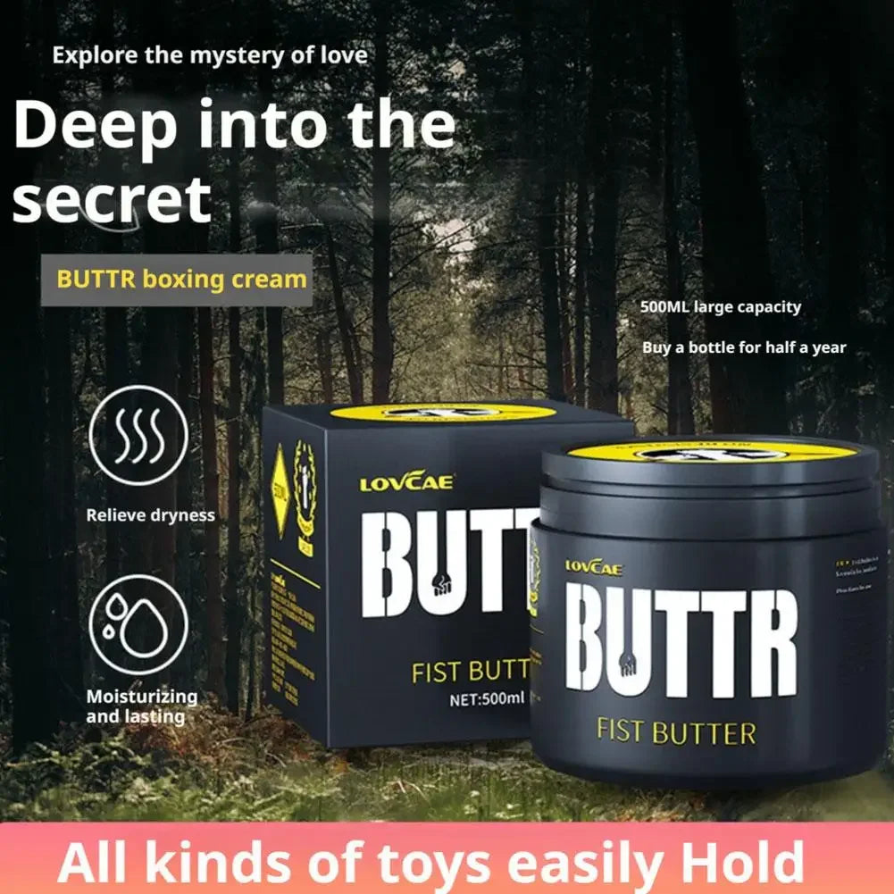 500ml Personal Lubricant for Fisting and Anal Play Thick Long Lasting Rear Entry Gel Water Based Lubricant for Men Women Couples