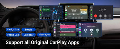 OTTOCAST Play2Video Pro Ai Box Pro Built in YouTube Netflix IPTV Video Box Wired to Wireless CarPlay Android Auto Adapter