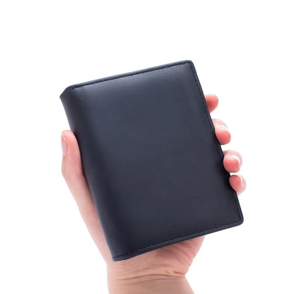 Mens Wallet Genuine Leather RFID Blocking Vintage Vertical Short Credit Card Holder Coin Purse Money Bag Slim Travel Gift