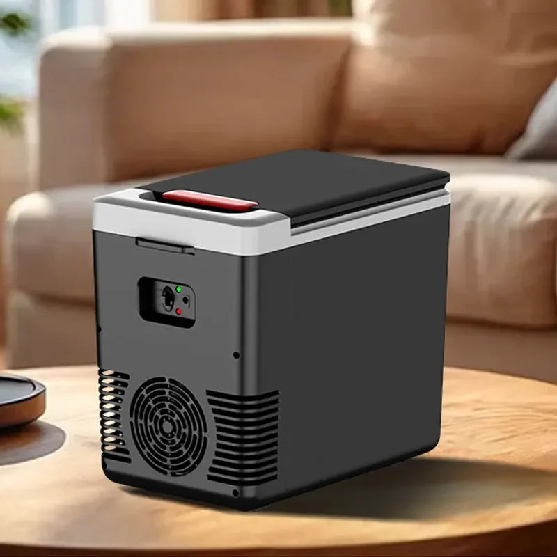 3-in-1 10L Portable Fridge12V/220V Car Home Mini Refrigerator Compact Cooler Warmer for Travel, Office, Dorm
