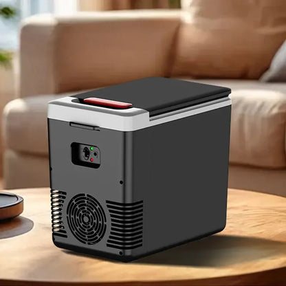 3-in-1 10L Portable Fridge12V/220V Car Home Mini Refrigerator Compact Cooler Warmer for Travel, Office, Dorm