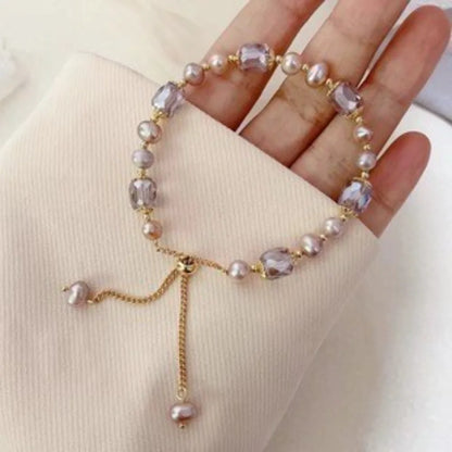 Zinc Alloy Bracelet Sparkling Zircon Flower Bracelet Handmade Bracelet Alloy For Daily Wear Fashion Accessory Party