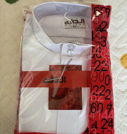 New Islamic Kaftan Children Jubba Thobe Muslim Boys Abaya Kids Burqas White Arab Stand Collar Long Sleeved Robe Muslim Fashion