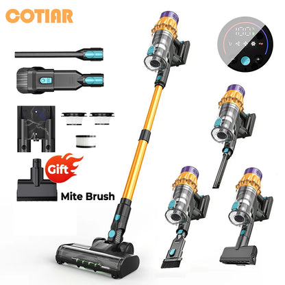 COTIAR V22 650W 55000PA Suction Power Cordless Vacuum Cleaner Handheld Home Appliance Portable Vacuum Cleaner Removable Battery