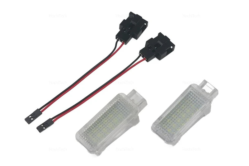 Interior Trunk Boot Lamp for Audi A3 8P A4 B6 B8 A5 A6 C5 A8 Q5 Q7 TT 2Pcs Canbus LED Luggage Door Courtesy Footwell Light