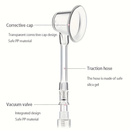Nipple Inversion Corrector, Used to Correct Inverted, Flat, and Short Nipples during Breastfeeding and Nursing Care
