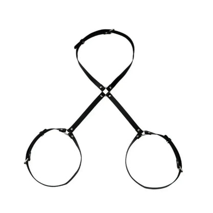 BDSM Bondage Body Harness for Couples Adjustable PU Leather Erotic Suspenders Underwear Straps SM for Adults Clitoris Stimulatio