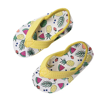 Children Flip Flops Shoes Cartoon Summer EVA Soft Sole Indoor Bathing Anti Fall Girls and Boys Sandals Beach and Pool Slippers