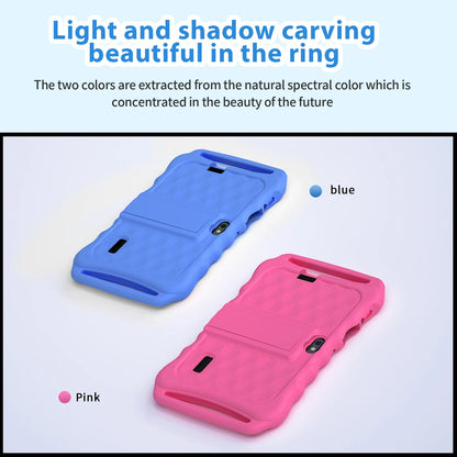 Android 13 Kids Tablet 7-inch,4-core CPU, 2.4G WiFi,2.0MP+5.0MP dual cameras 4GB RAM+64GB ROM,4000mAh Battery,