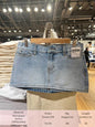 American Vintage Denim Mini Skirts Women Summer Fashion High Waist Straigth Short Faldas Casual Fashion Streetwear Cotton Skirt