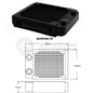 PC Water Cooling Radiator Aluminum For CPU GPU RAM Heatsink Exchanger Fan Cooler 60/80/90/120/240/360mm Black/White