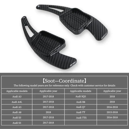 For Audi A3 A4L A5 A8 S3 S5 SQ5 Q7 R8 TT TTS Auto Steering Wheel Rear Shift Paddle Car Shift Equipment Semi Automatic Clutch Red