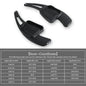 For Audi A3 A4L A5 A8 S3 S5 SQ5 Q7 R8 TT TTS Auto Steering Wheel Rear Shift Paddle Car Shift Equipment Semi Automatic Clutch Red