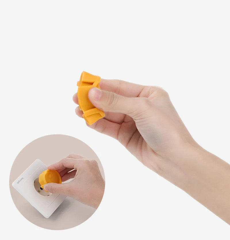European Standard Socket Protective Cover Silicone Dustproof Protective Cover Against Electric Shock Baby Safety Protection