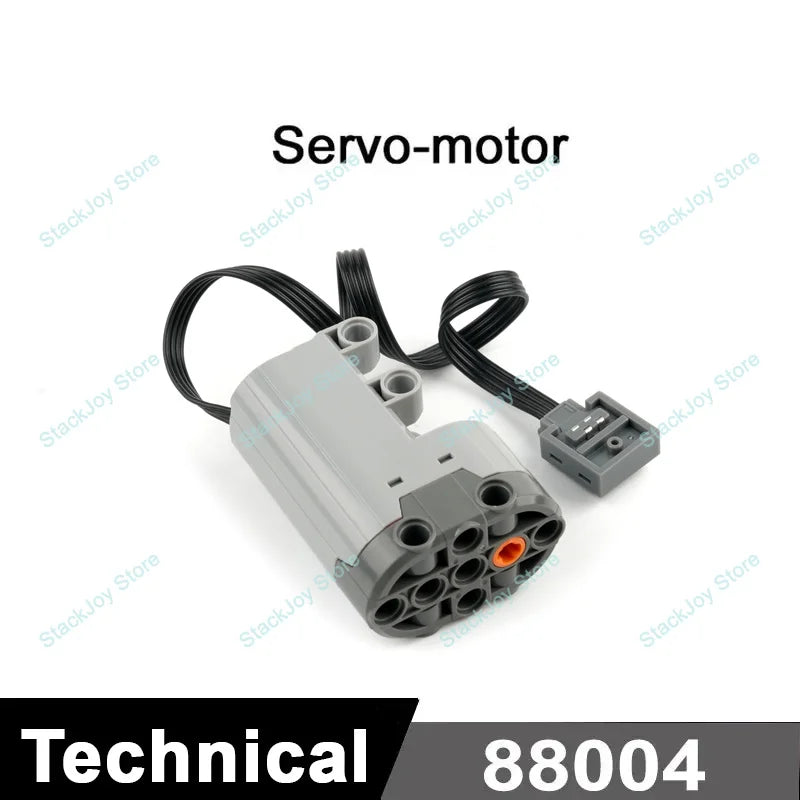 MOC Power Functions M/L/XL Motor Battery Box IR Remote Receiver for RC Car Robot Model Building Blocks Technical Modified Parts