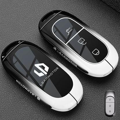 Car Zinc Alloy TPU NFC Card Key Cases Holder Cover Chain For Leapmotor C16 C11 C10 C01 B10 T03 S01 Car Accessories Styling