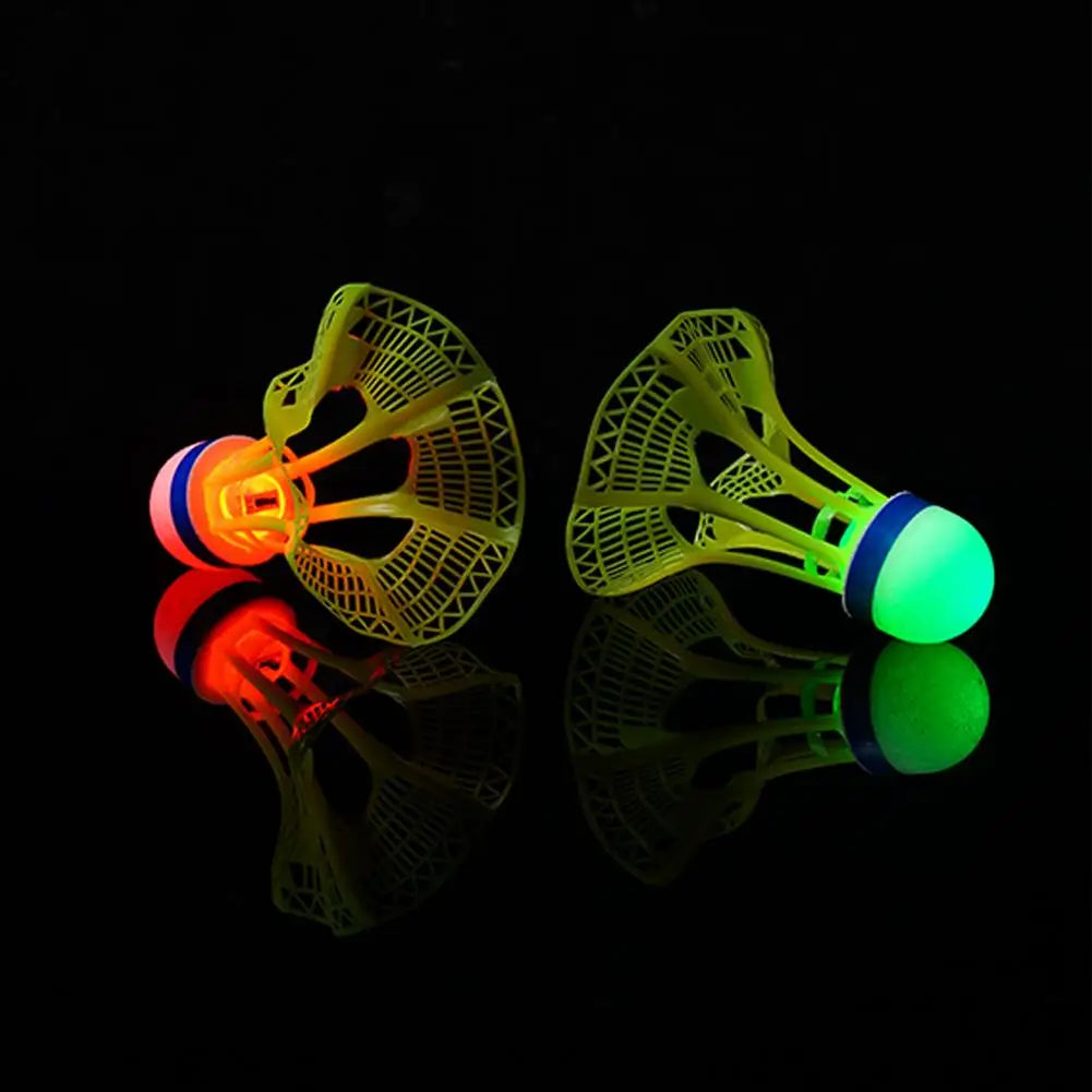 Luminous Windproof Luminous Badminton Ball, Super Durable And Unbreakable, Outdoor Fluorescent Bright Nylon Ball With Light