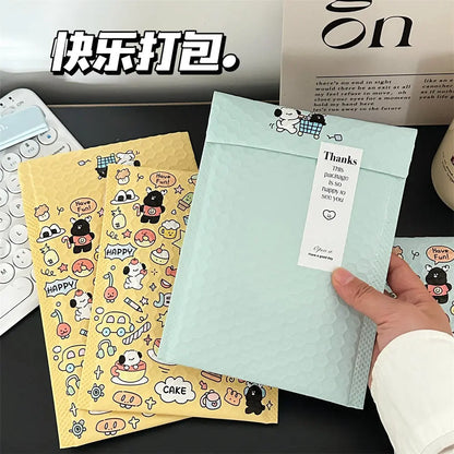 10pcs/Jelly Dog Cute Express Waterproof Packaging Bag, Shockproof Bubble Bag