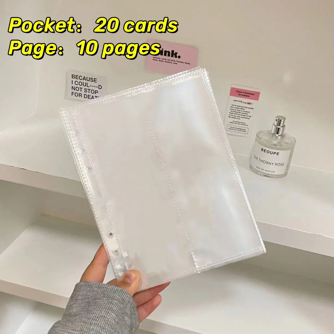 10pcs A5 Kpop Loose-leaf Collect Book Photo Cards Album Inlay Idol Card Collect Book Inner Page Stationery Birthday Gift포토카드 바인더