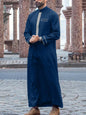 Dishdasha Muslim Men Long Robe Jubba Thobe Abaya Embroidery Kimono Islamic Dubai Saudi Abayas Prayer Kaftan Ramadan Morocco 2025