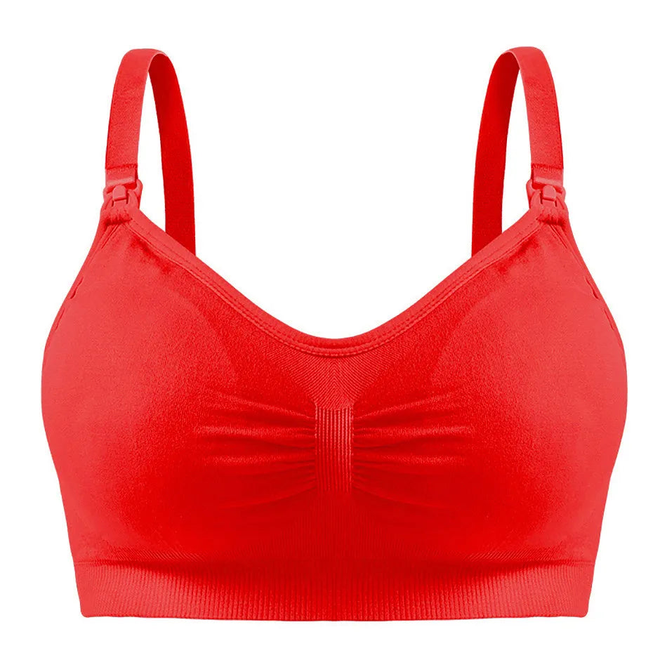 Breathable Maternity Pregnant Bras Comfort Breastfeeding Sleep Bralette Women Wireless Seamless Nursing Underwear