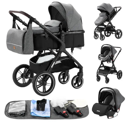 Baby stroller 3 in1,four wheel stroller,2 in 1 baby car,Lightweight strollers,Mutifunction Strollers,baby carriage,Poussette