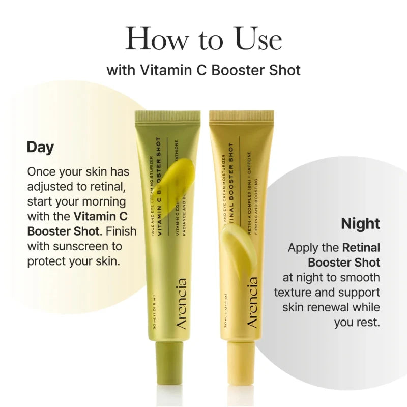 30ml Booster Shot Serum Retinal Firming Advanced Night Serum Moisturizer Minimizer Skin Firming Face Essence Korean Care