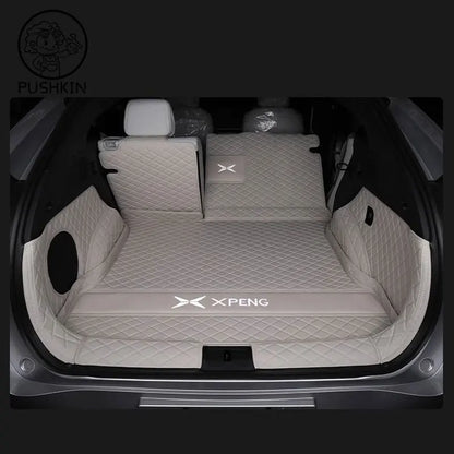 For Xpeng G6 2026 2025 2024 Car Boot Mat Rear Trunk Liner Cargo Protection Leather Trunk Mat Interior Modification Accessories