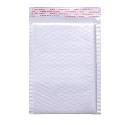 50pcs Pearlescent Film Waterproof Bubble Bag Packaging Express Bag White Foam Self Seal Pack Bag ShippingbagThickened Envelope