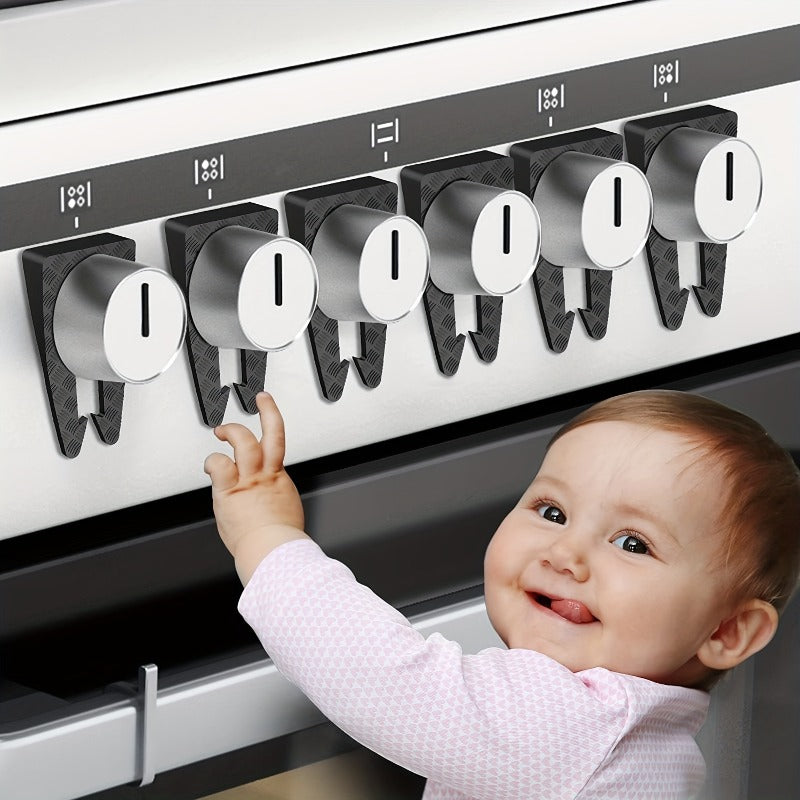 Gas Stove Knob Covers for Child Safety Baby-Proof Locks for Your Gas Cooktop Easy to Use & Heat Resistant 1/4/8 PCS