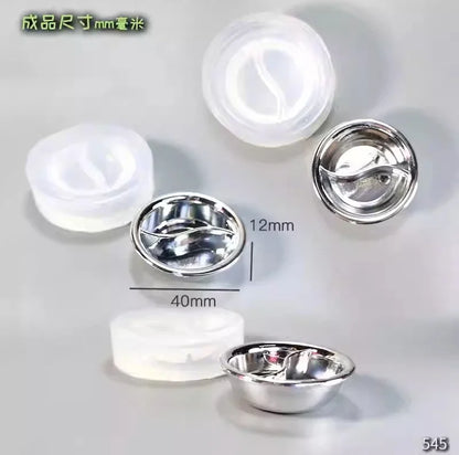 Miniature Food Play Mini Vintage Plate Fruit Plate Dinner Plate Doll House Mini Baking Baking Pan Organizer Jar Silicone Mold