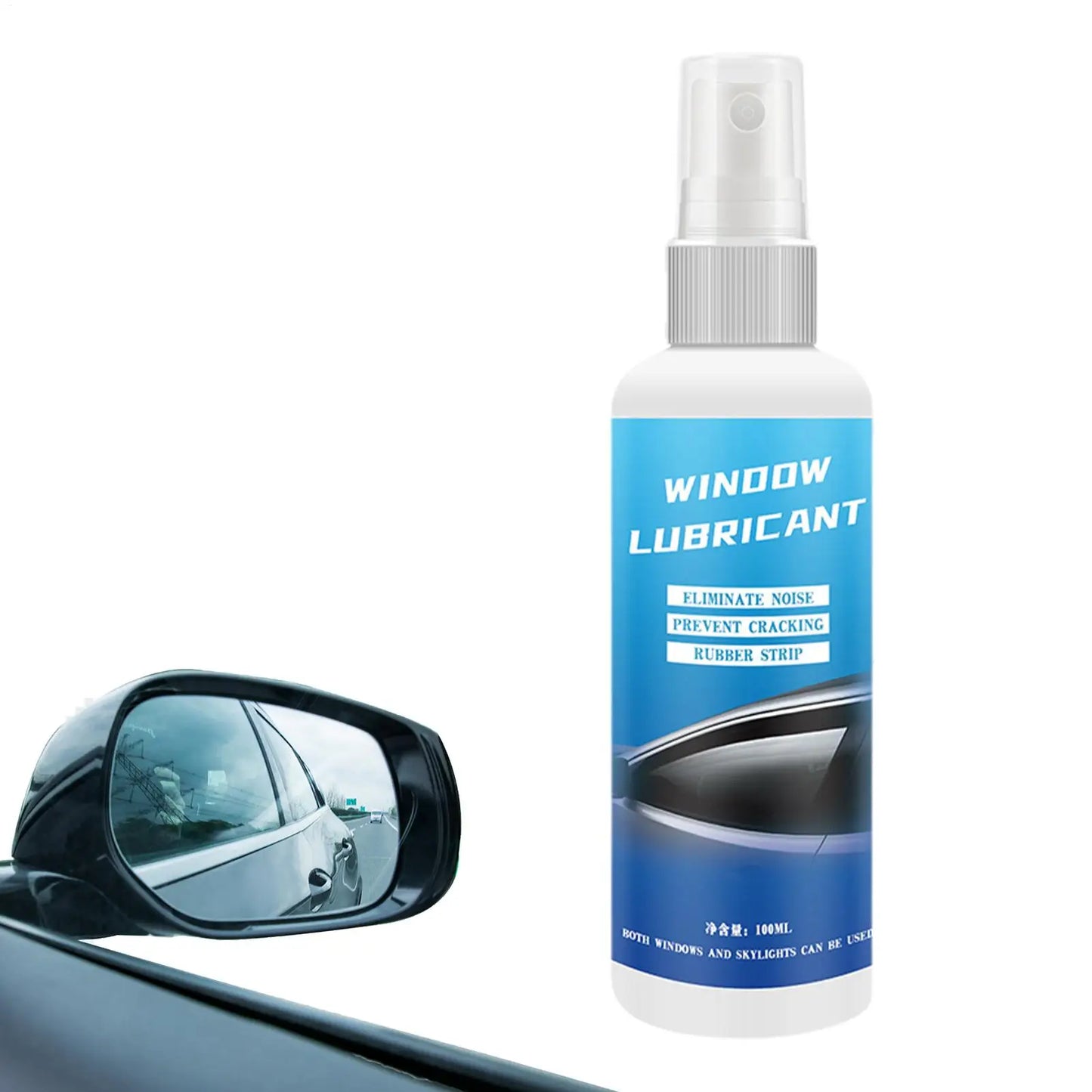100ml Silicone Spray Lubricant Multi Surface Rubber Care Lubrication For Window Door Seals Car Maintenance Eliminates Noise