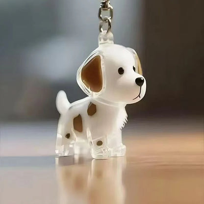 New Clear Puppy Hair Memorial Keepsake Capsule Pet's Dog Fur Container DIY Pendant Keychain Decor Pet Lovers Home Display Gifts