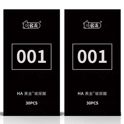 Premium 001 Ultra Thin Condoms 30pcs Non-Latex Safe Condoms Men Women Intimate Health Adult Pleasure Products
