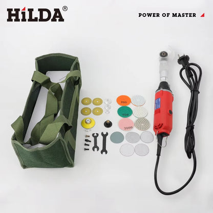 HILDA Ceramic Tile Beauty Sewing Tool 380W Electric Straight Grinder 6 Variable Speeds Cleaning Machine Grinder Sander Polisher