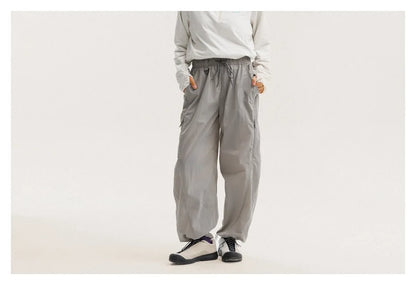 Outdoor Sports Casual Track Pants Men Women Lightweight Hiking Breathable Waterproof Quick Dry Loose Techwear Cargo Pant Trouser